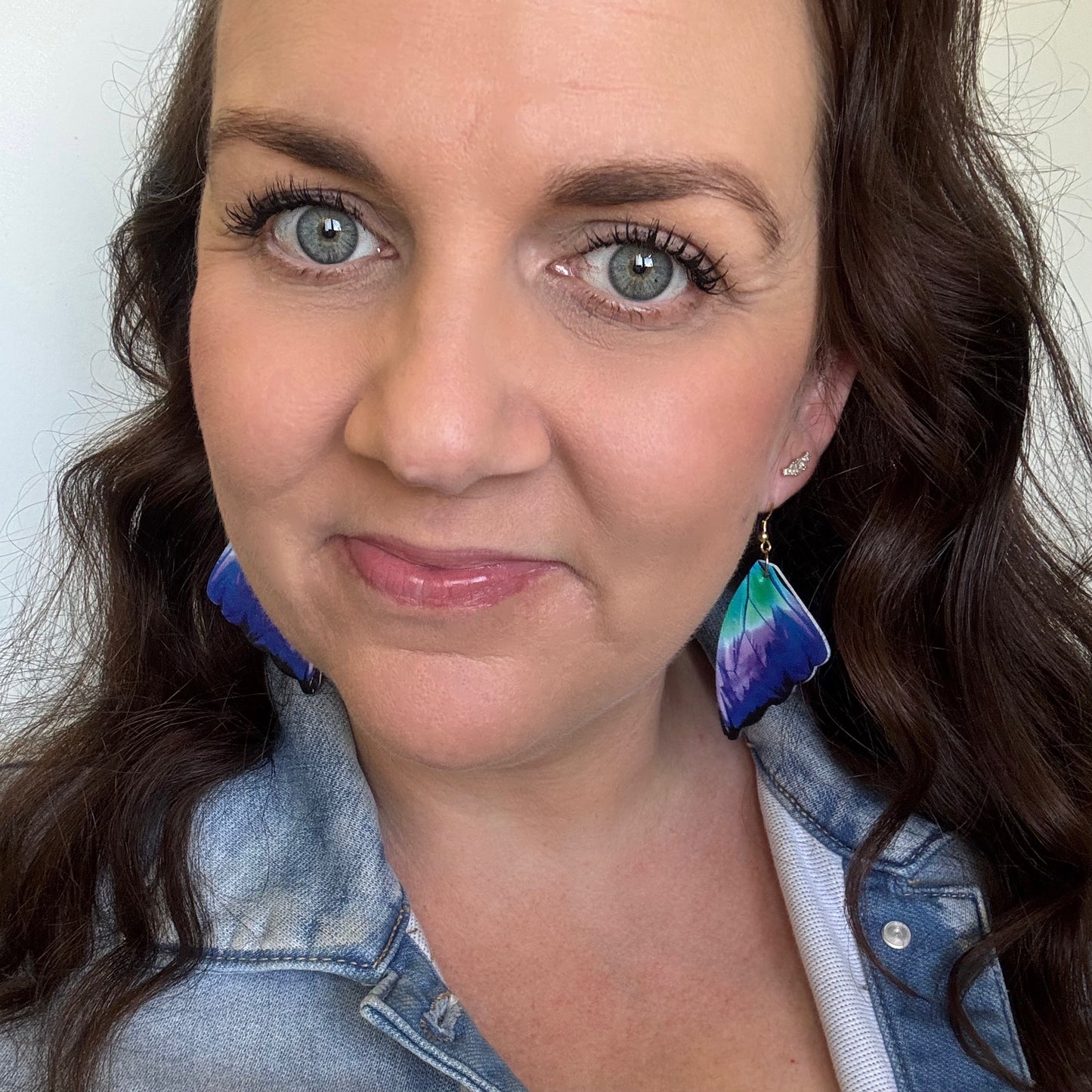 Enchanted Wings // Leather Earrings