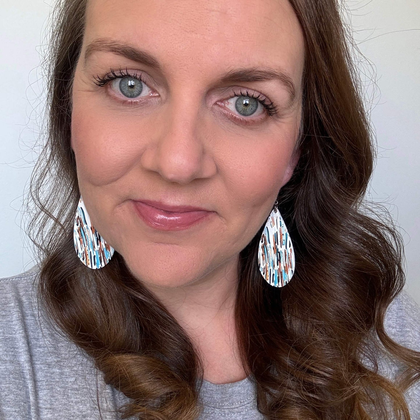 Inky Droplet // Timber Earrings