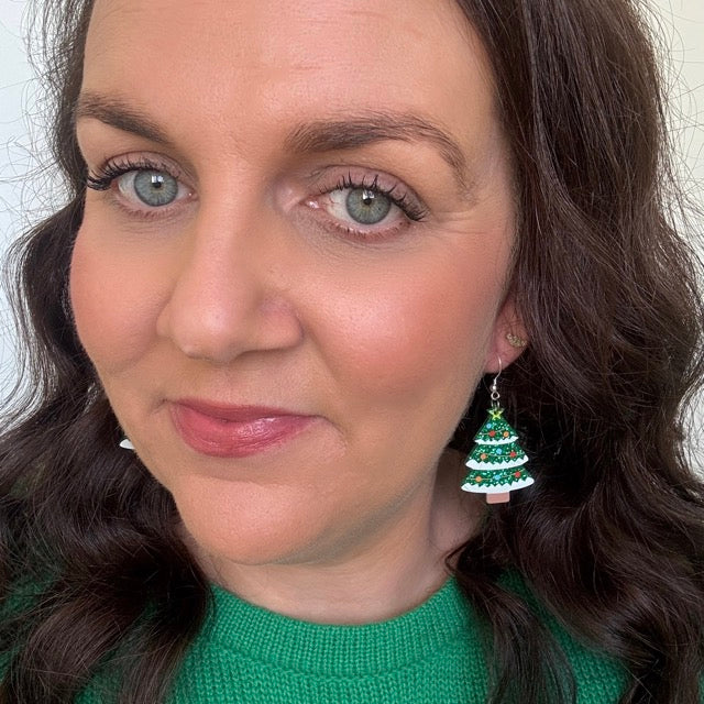 O' Christmas Tree // Acrylic Earrings
