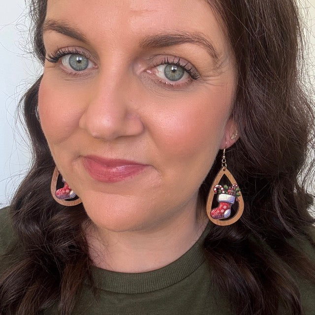 Crafty Christmas // Timber Earrings