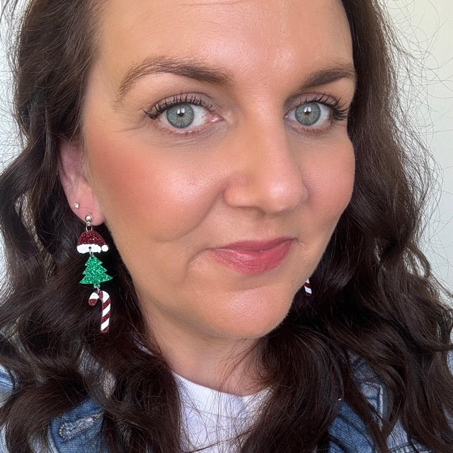 Very Merry // Acrylic Ball Stud Earrings