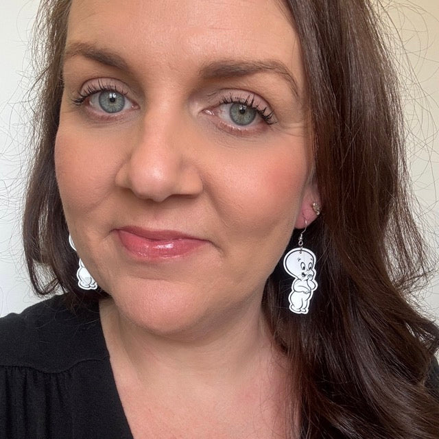 Friendly Ghost // Planar Earrings