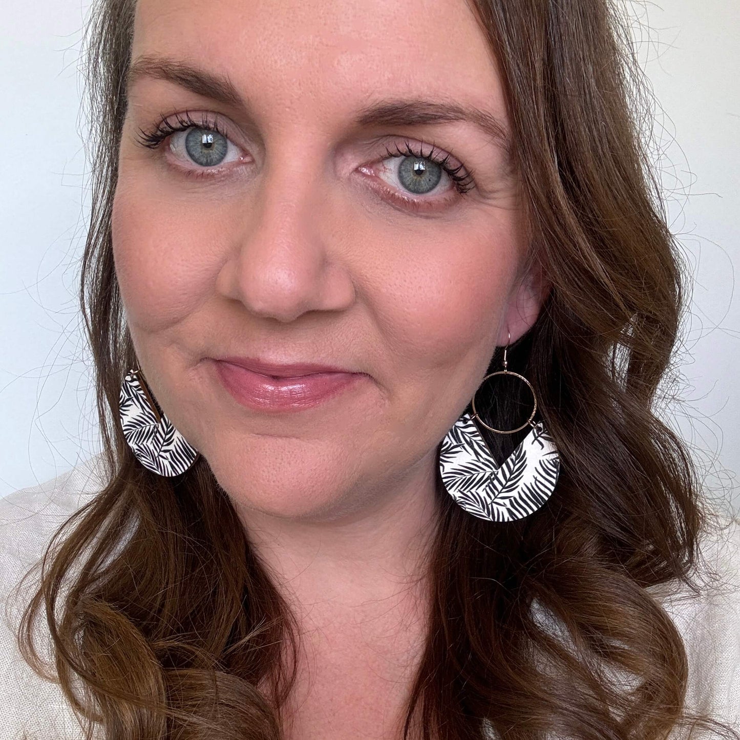 Fern Pacman Dangles // Timber Earrings