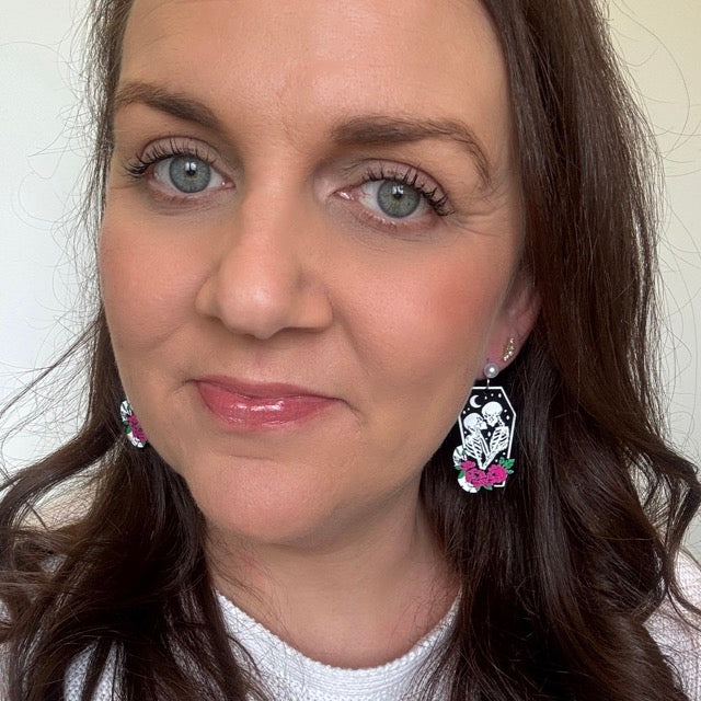 Graveyard Crush // Resin Earrings