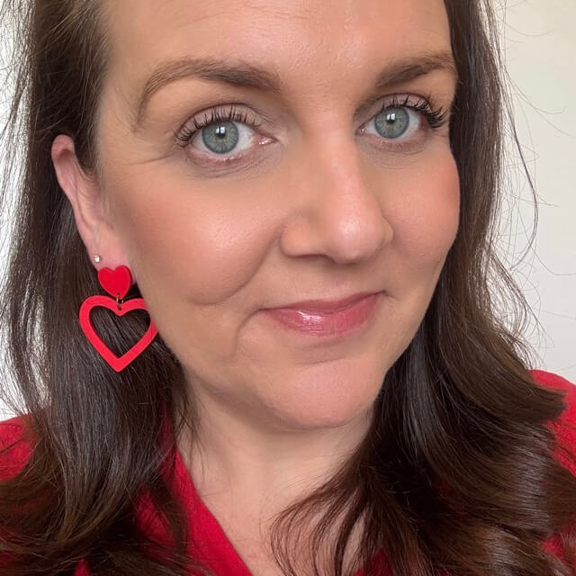 True Love Stud Dangles // Clay Earrings