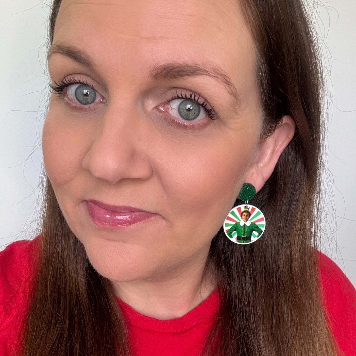 Christmas Pop Culture Stud Dangles // Planar Earrings
