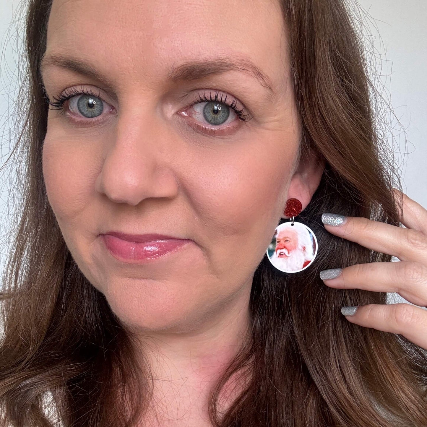 Christmas Pop Culture Stud Dangles // Planar Earrings