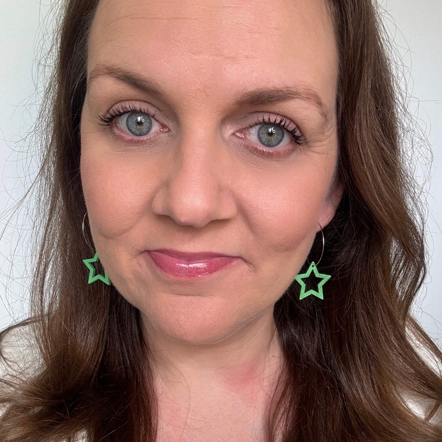 Christmas Star Hoops // Timber Earrings
