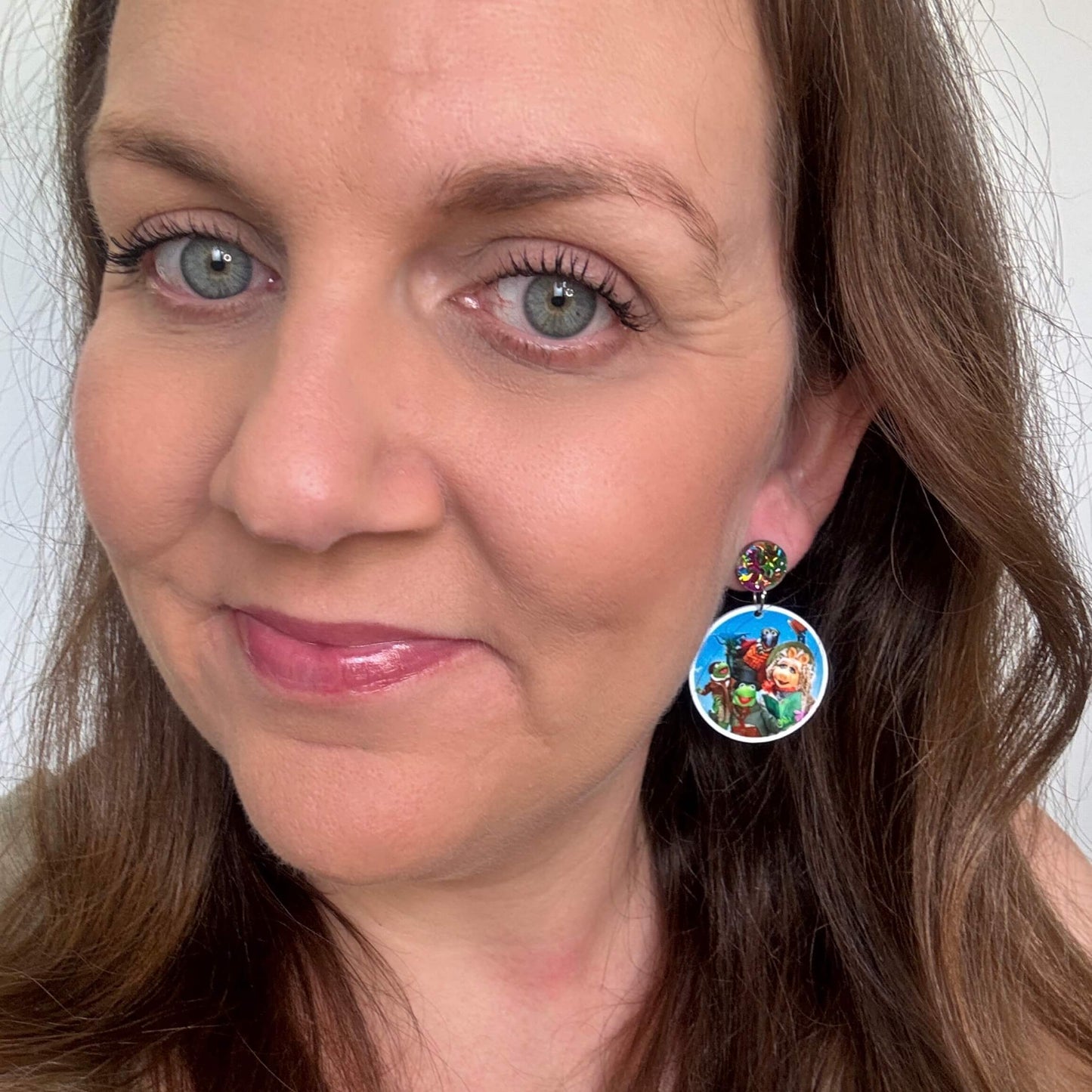 Christmas Pop Culture Stud Dangles // Planar Earrings