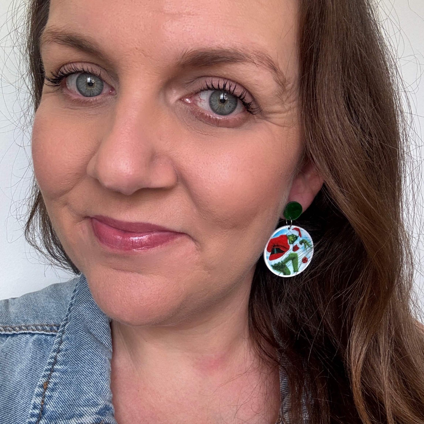 Christmas Pop Culture Stud Dangles // Planar Earrings
