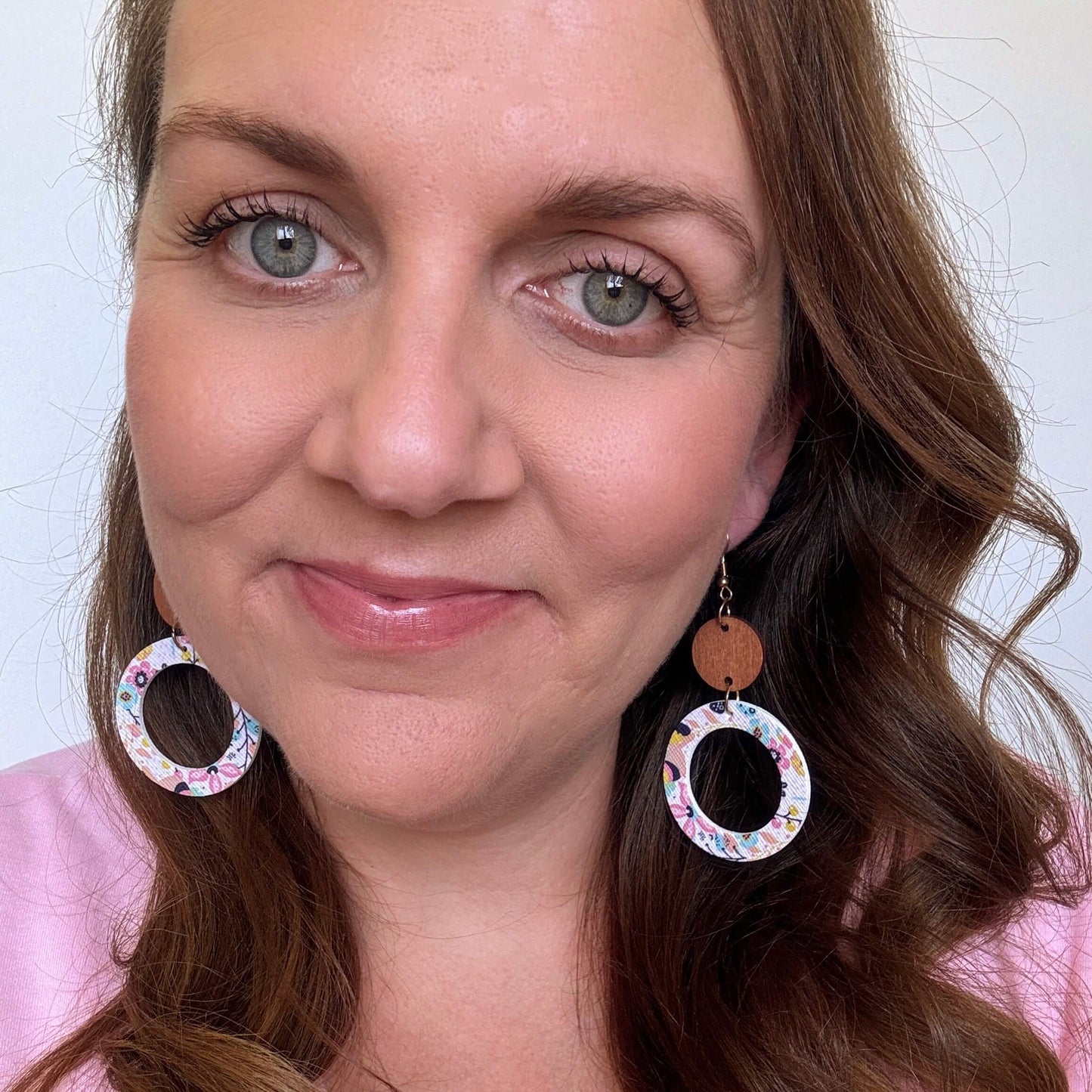 Wildflower Dangles // Leather Earrings