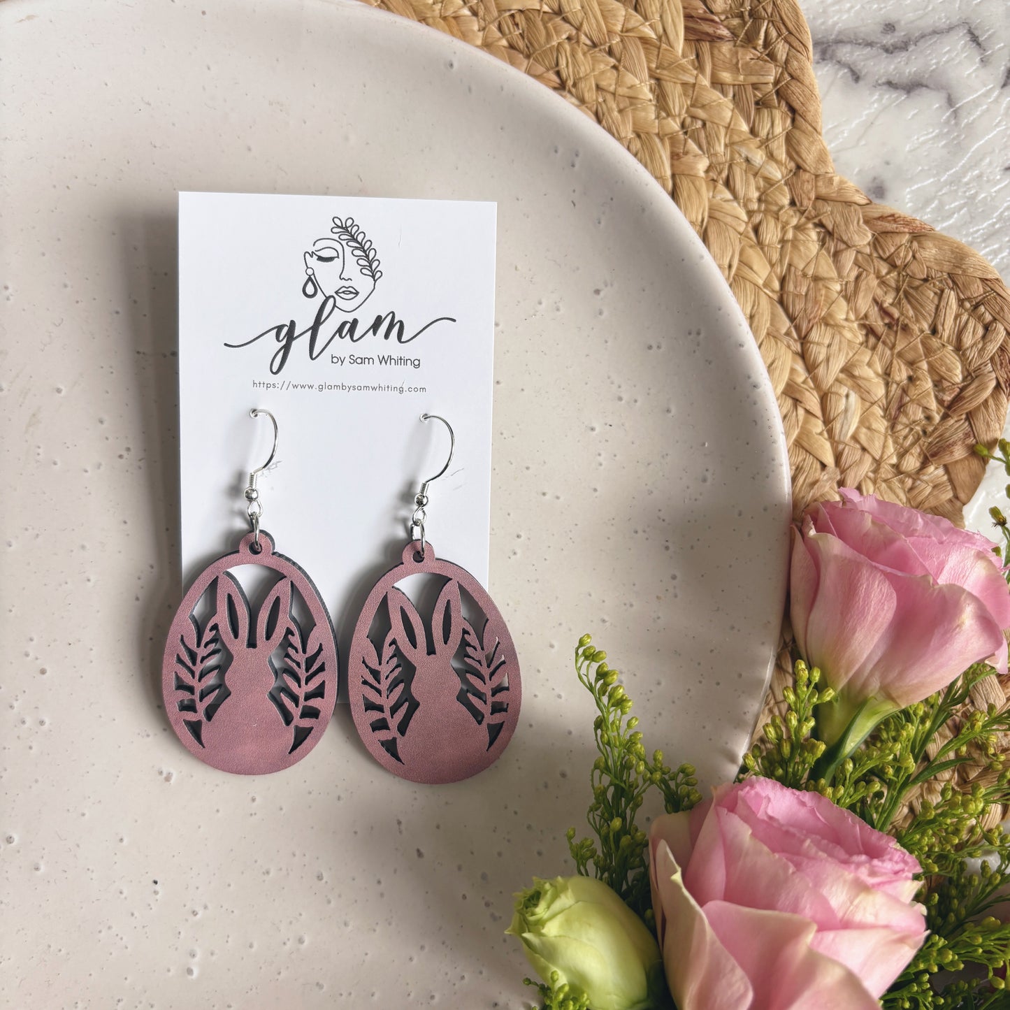 Blush Bunny // Timber Earrings