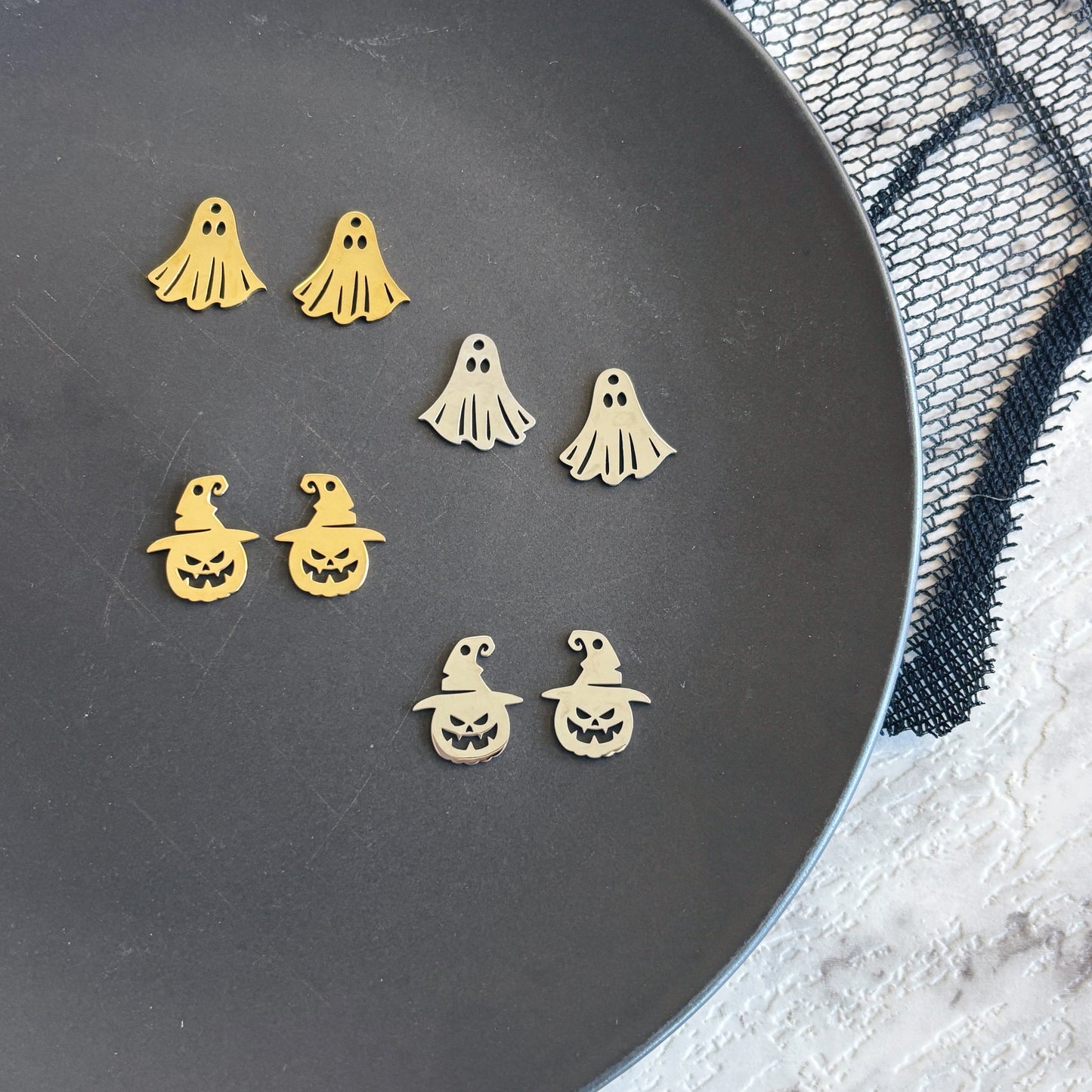Spooky Charms // Bespoke Earrings