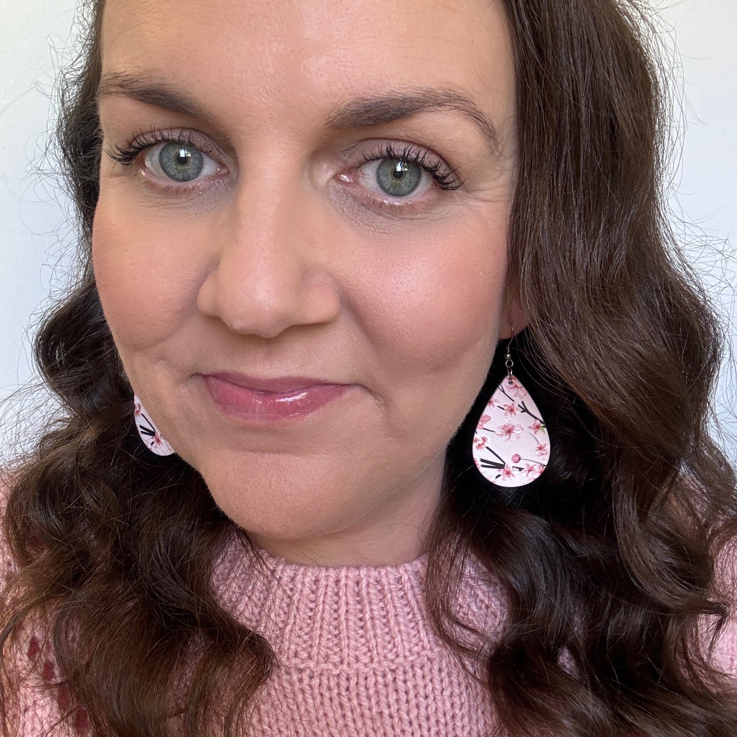 Cherry Blossom Minis // Timber Dangle Earrings