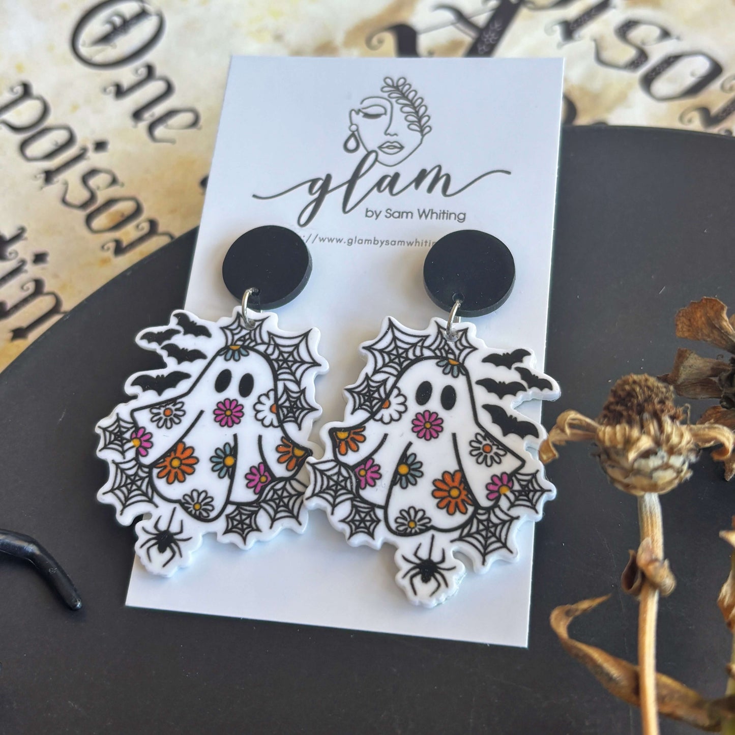 Sweet & Spooky // Resin Stud Earrings