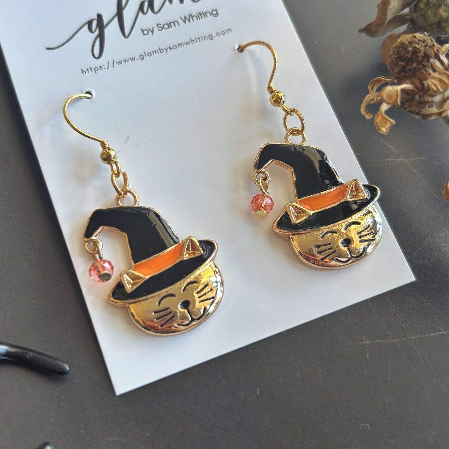 Mystic Meow // Dangle Earrings