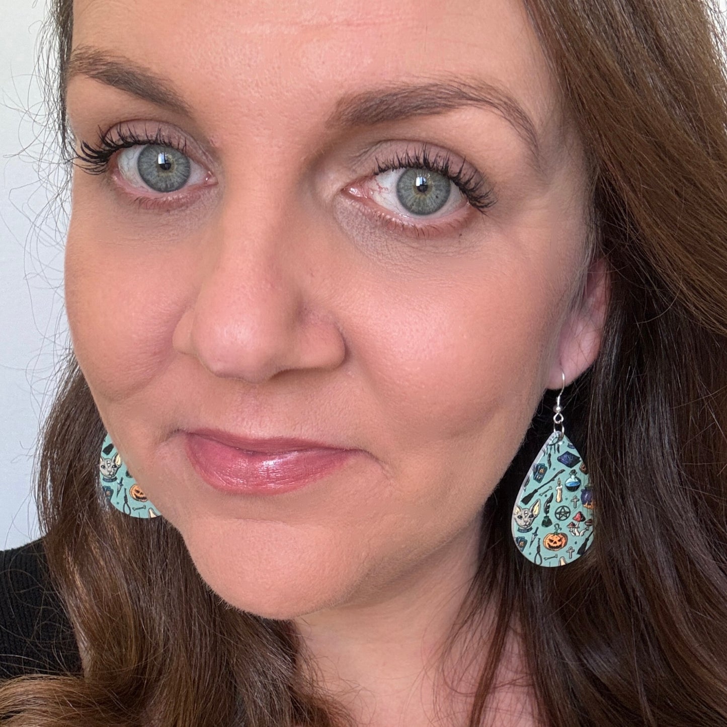 Pentacle Charms // Timber Earrings
