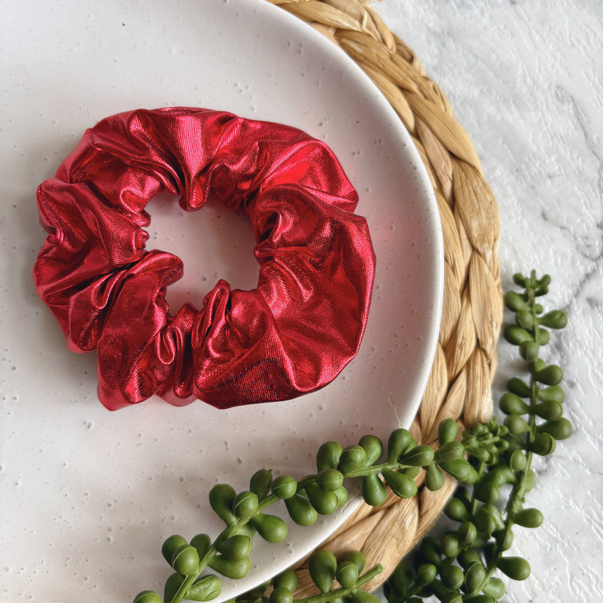 Metallic Scrunchie // Hair Accessories
