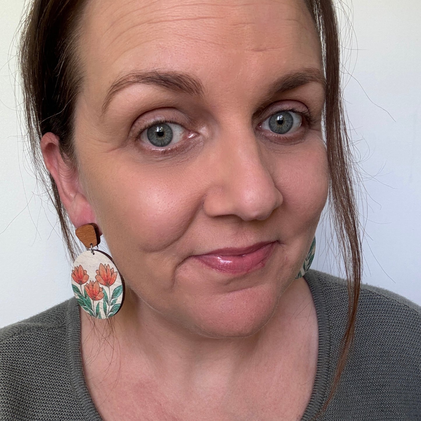 Honourable Blooms // Timber Stud Earrings