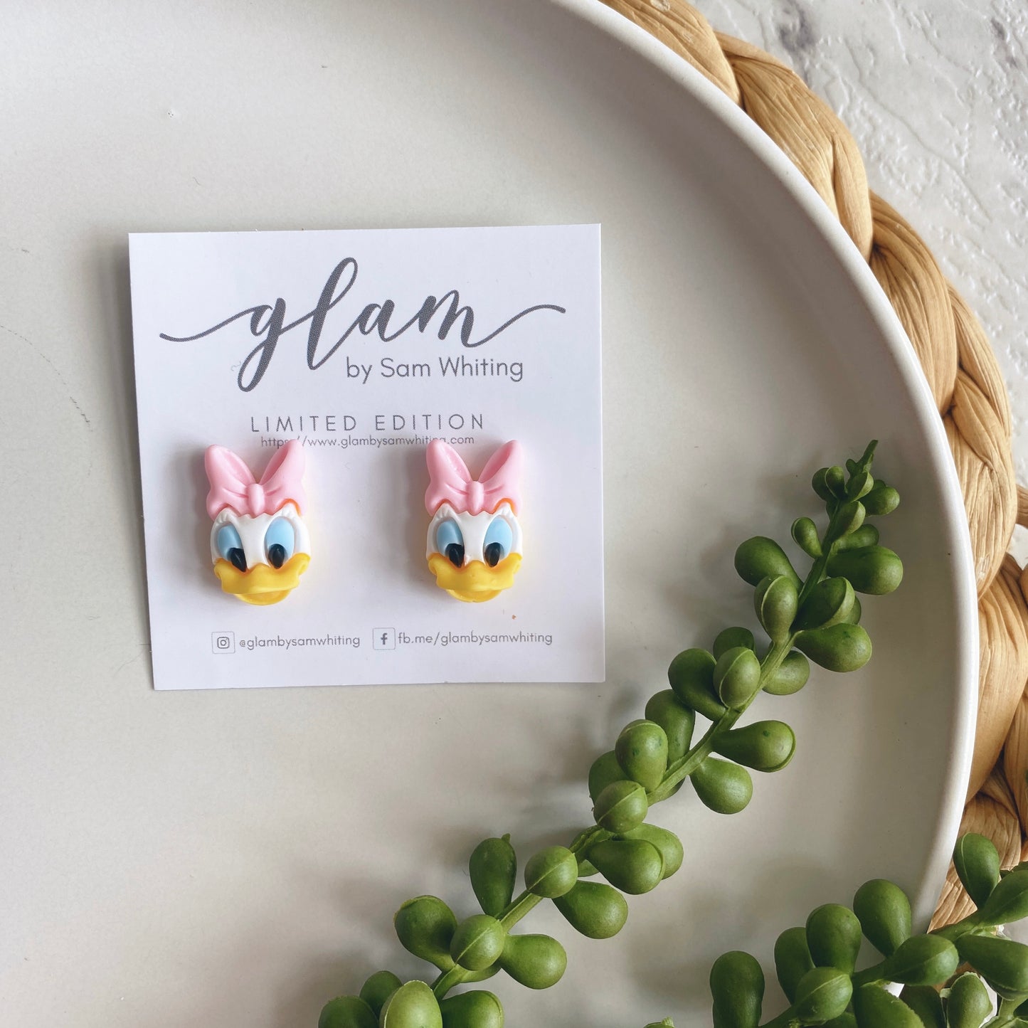 Character Studs // Clay Earrings