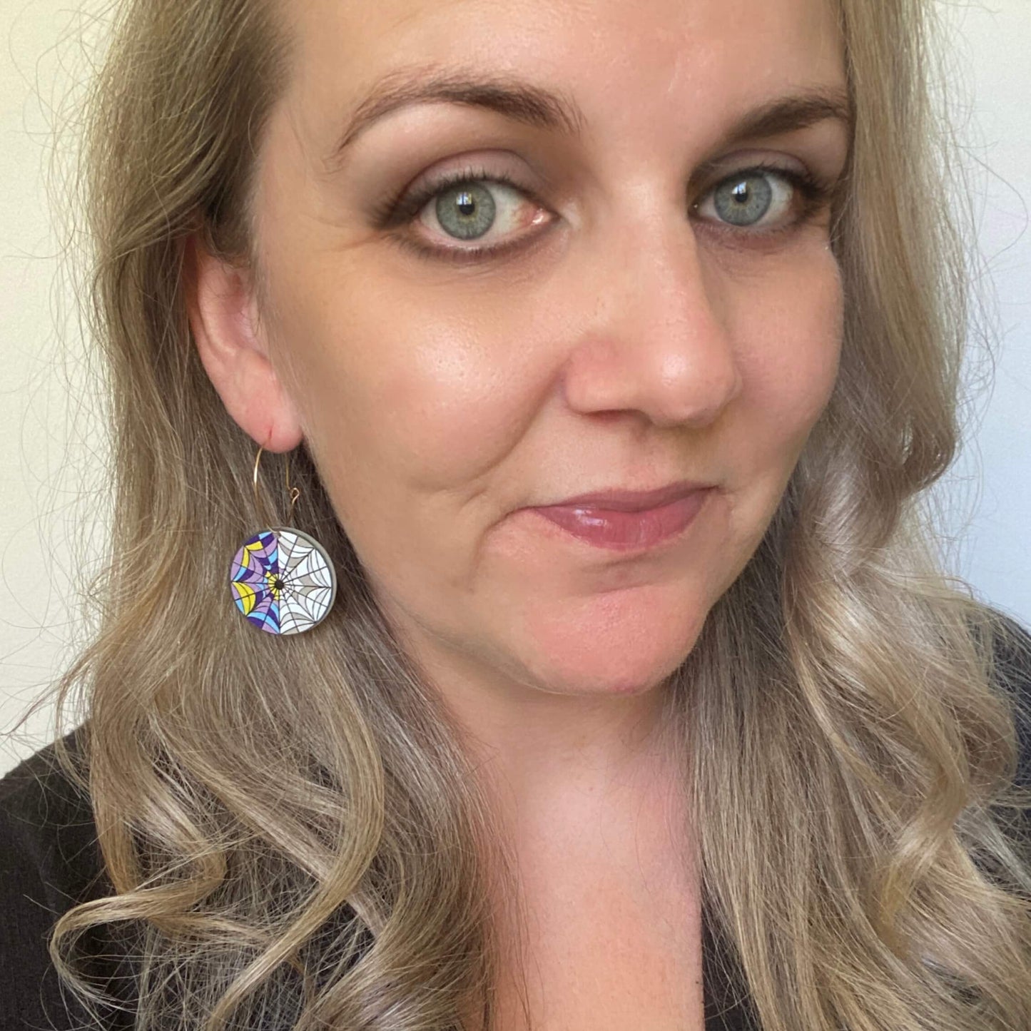 Wednesday // Acrylic Hoop Earrings