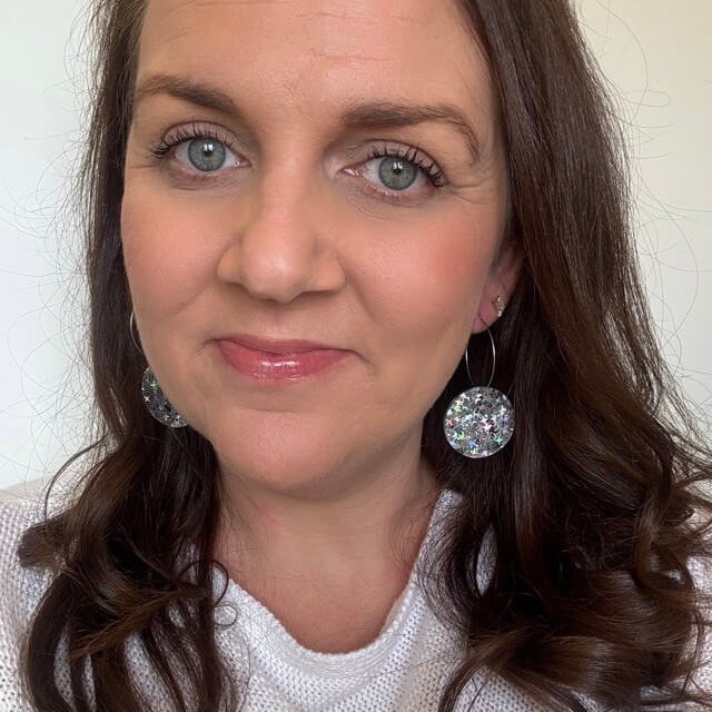 Starfall Hoops // Acrylic Earrings