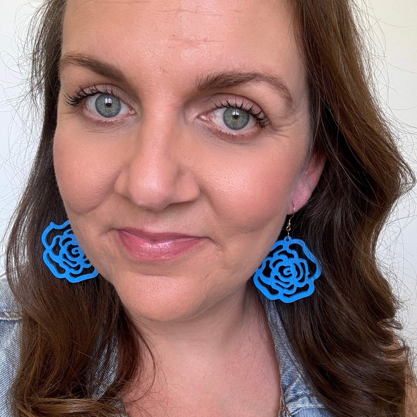 Hydrangea Flowers // Timber Earrings