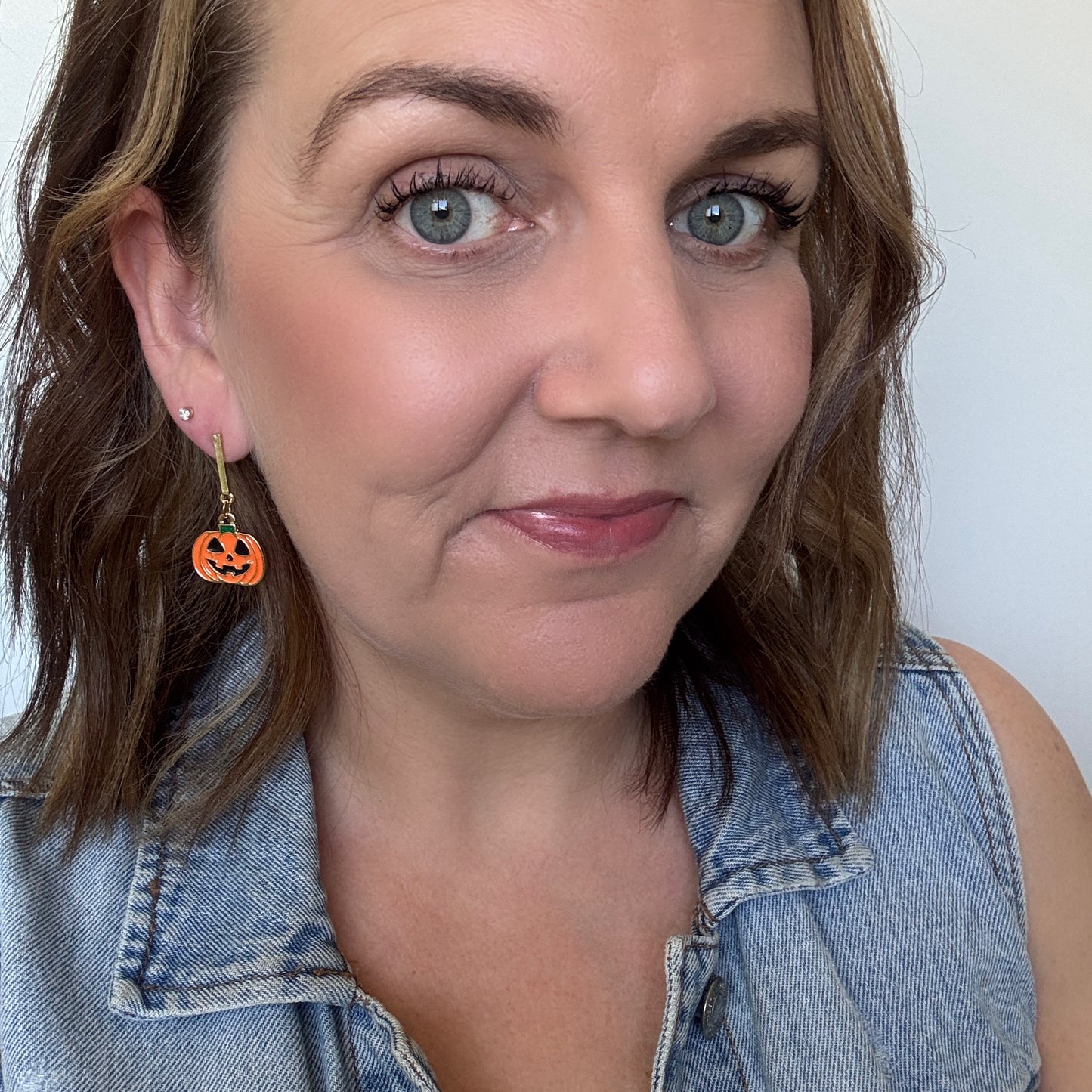 Oh My Gourd // Charm Bar Earrings