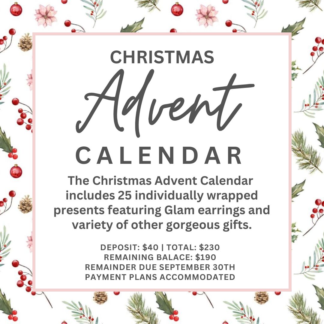 DEPOSIT ONLY - 25 Day Advent Calendar