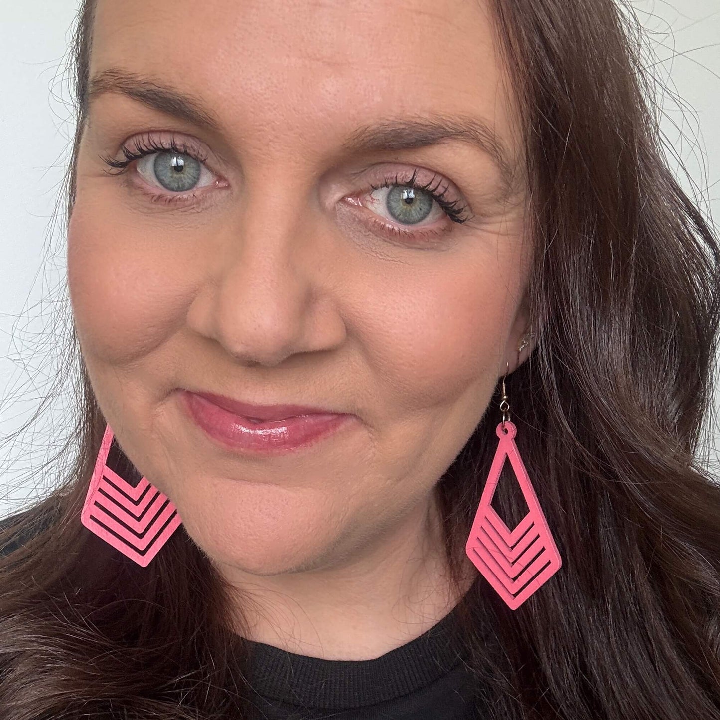 Flamingo Diamonds // Timber Earrings