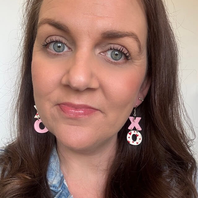 XOXO Dangles // Clay Earrings