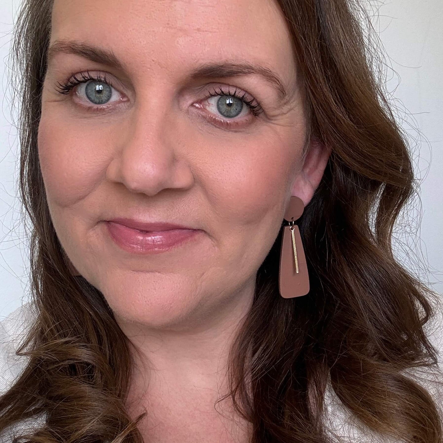 Cinnamon Bar Dangles // Clay Earrings
