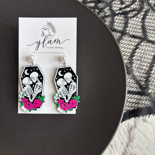 Graveyard Crush // Resin Earrings