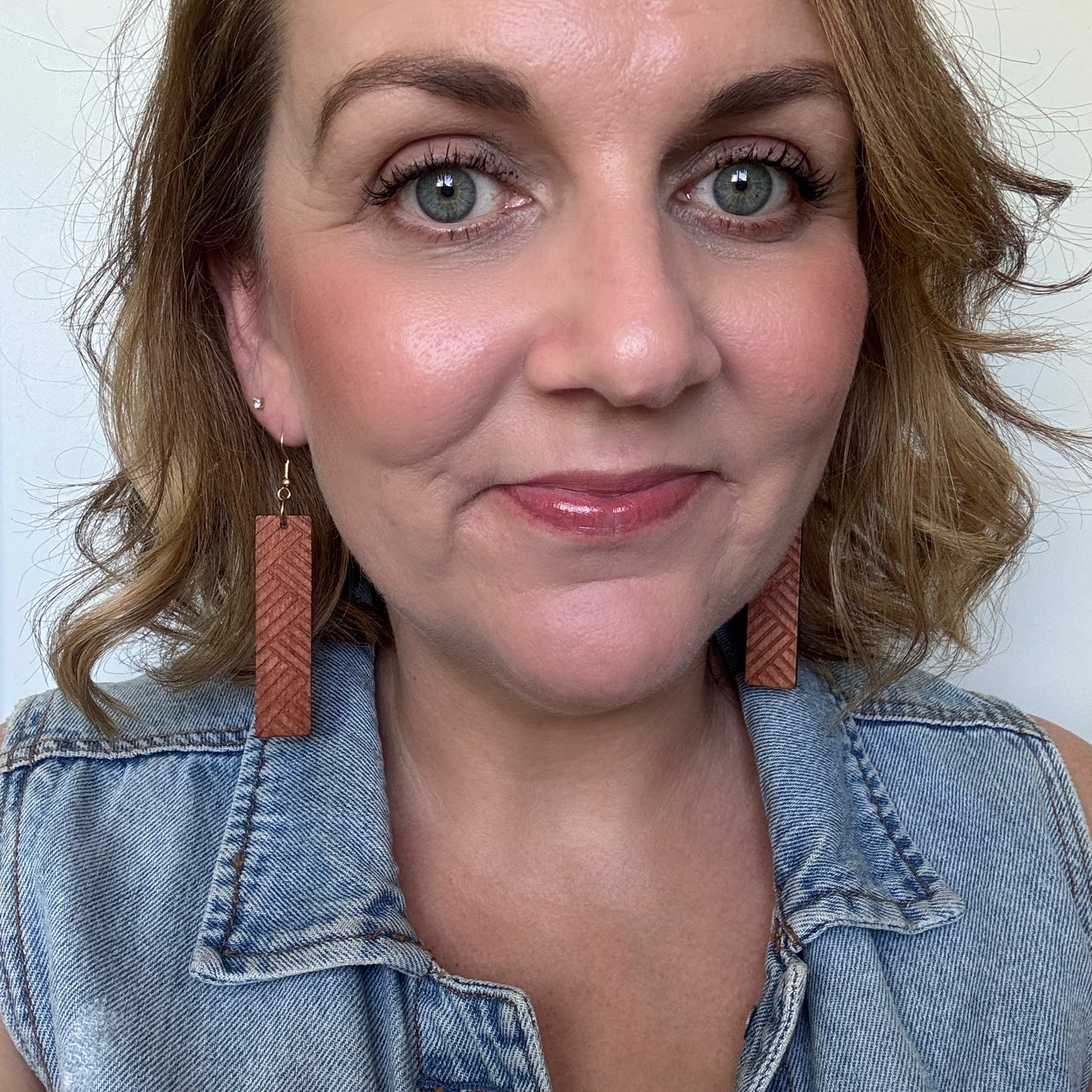 Timber Bars // Hook Earrings