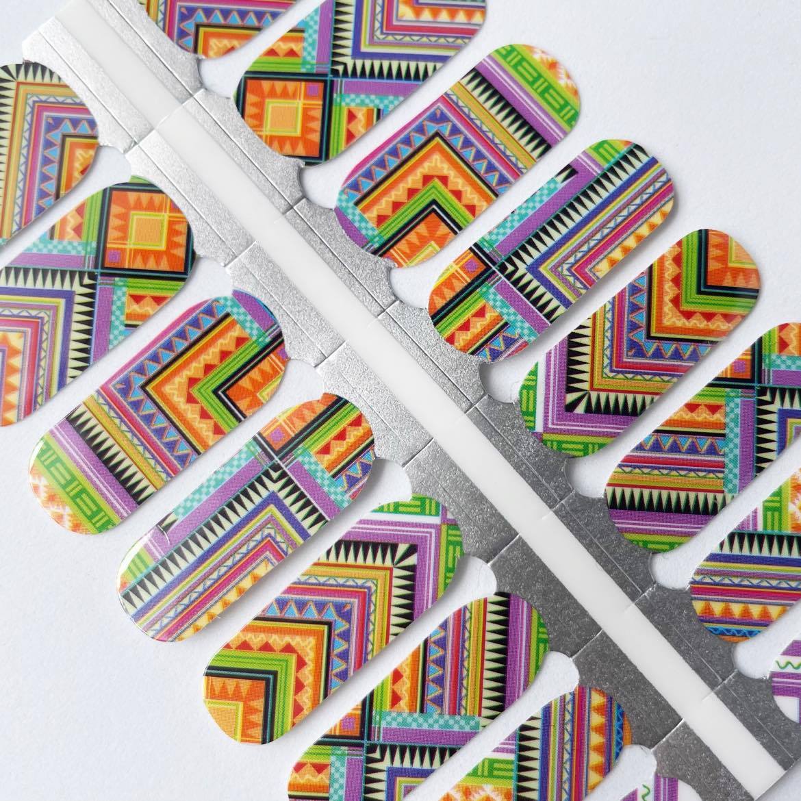 Aztec Vibes // Nail Polish Strips
