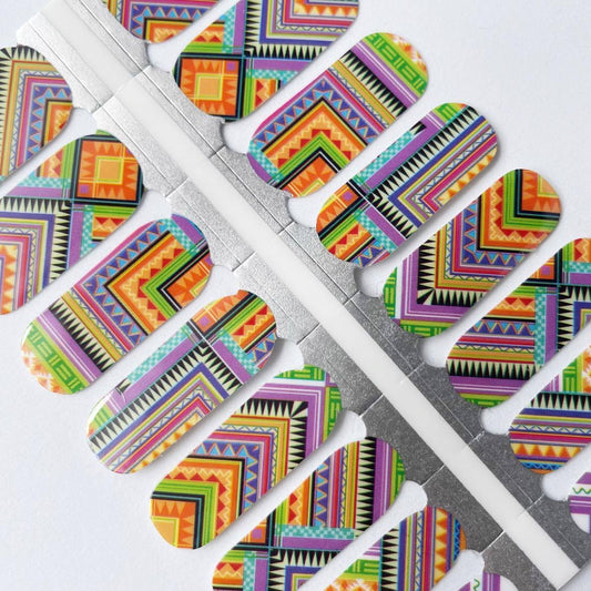 Aztec Vibes // Nail Polish Strips