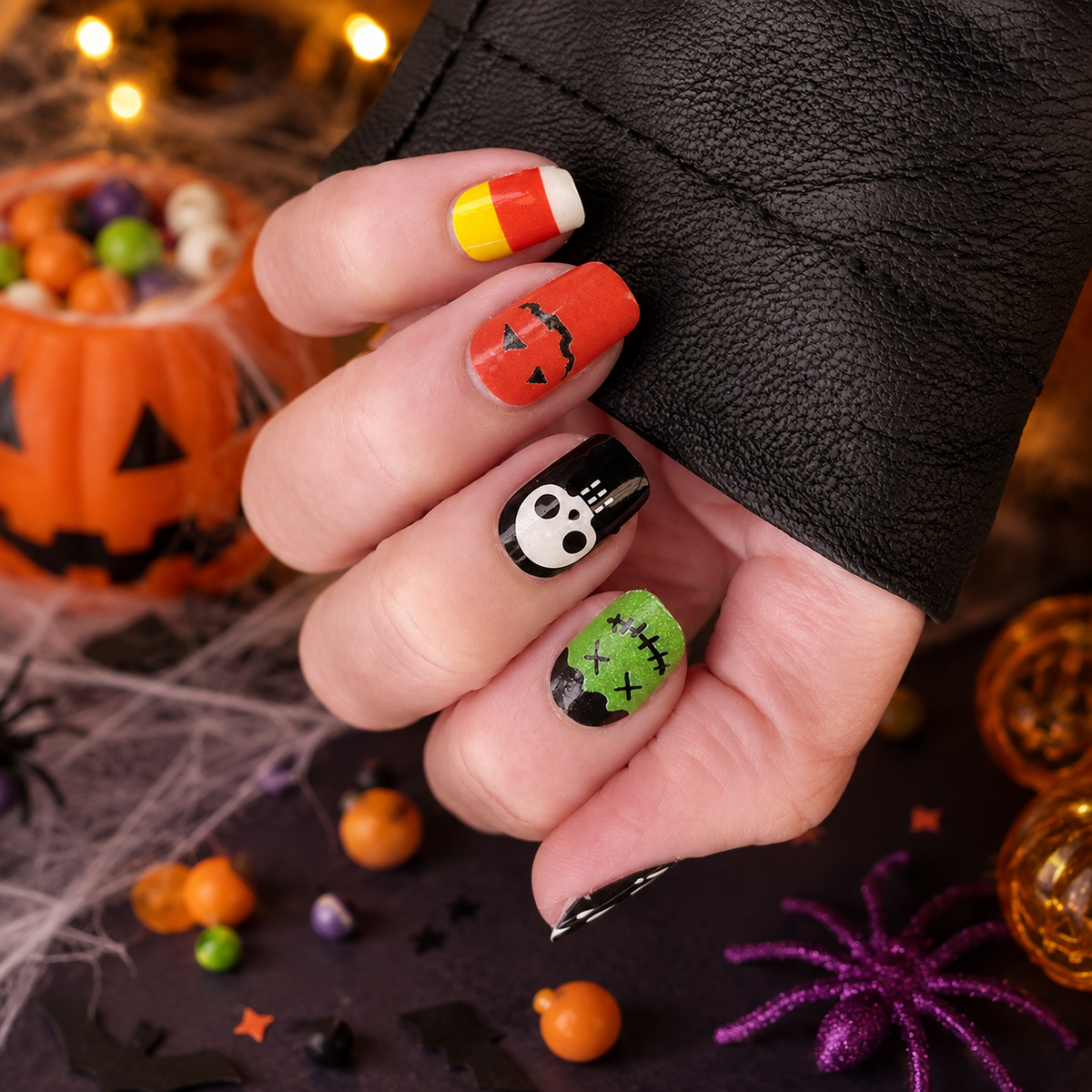Monster Mash // Glow in the Dark Nail Polish Strips