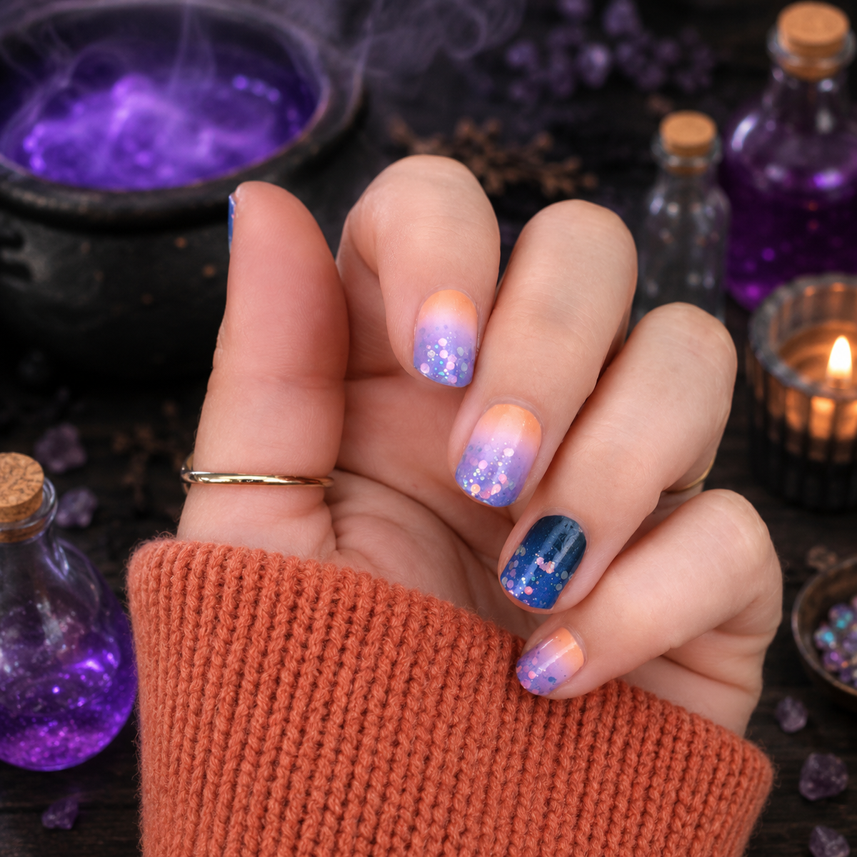 Cauldron Bubbles // Nail Polish Strips