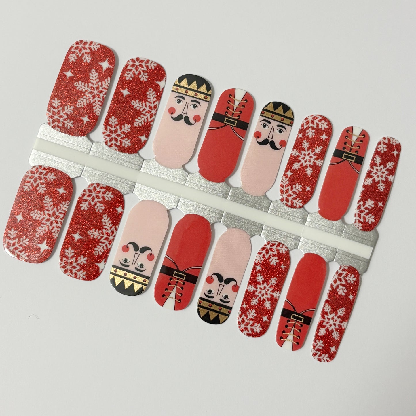 Nutcracker Christmas Nail Polish Strips