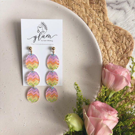 Eggstra // Acrylic Stud Earrings