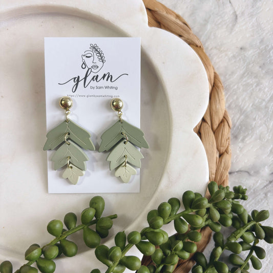 Willow // Clay Stud Earrings