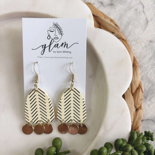 Ziggy Drops // Clay Earrings