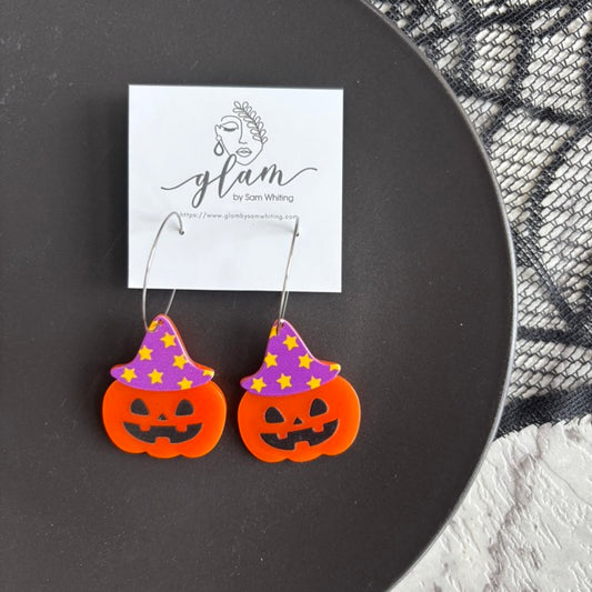 Jack O’Glam // Acrylic Hoop Earrings