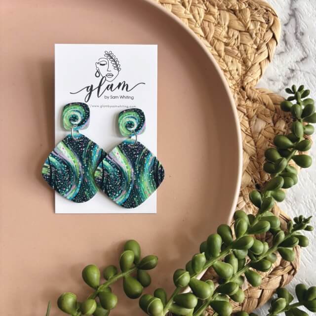 Aurora Stud Dangles //  Earrings