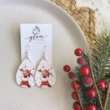 Load image into Gallery viewer, Teardrop Earrings // Christmas Dangles
