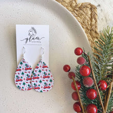 Load image into Gallery viewer, Teardrop Earrings // Christmas Dangles
