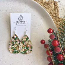 Load image into Gallery viewer, Teardrop Earrings // Christmas Dangles
