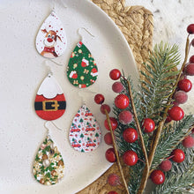 Load image into Gallery viewer, Teardrop Earrings // Christmas Dangles
