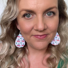 Load image into Gallery viewer, Teardrop Earrings // Christmas Dangles
