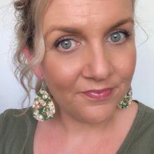Load image into Gallery viewer, Teardrop Earrings // Christmas Dangles
